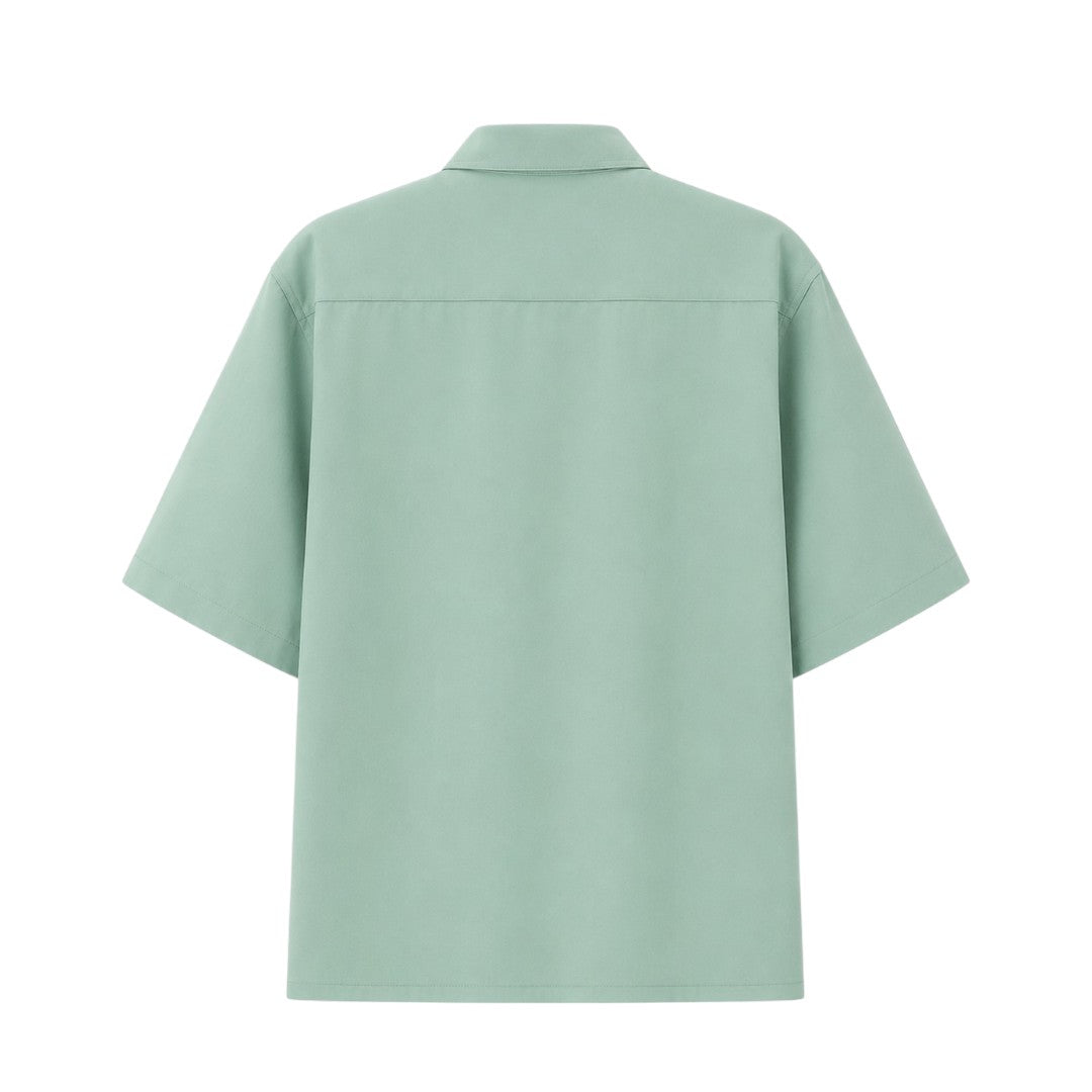 Alvarez Western Wear Men's Premium Mint Green Utility Pocket Shirt